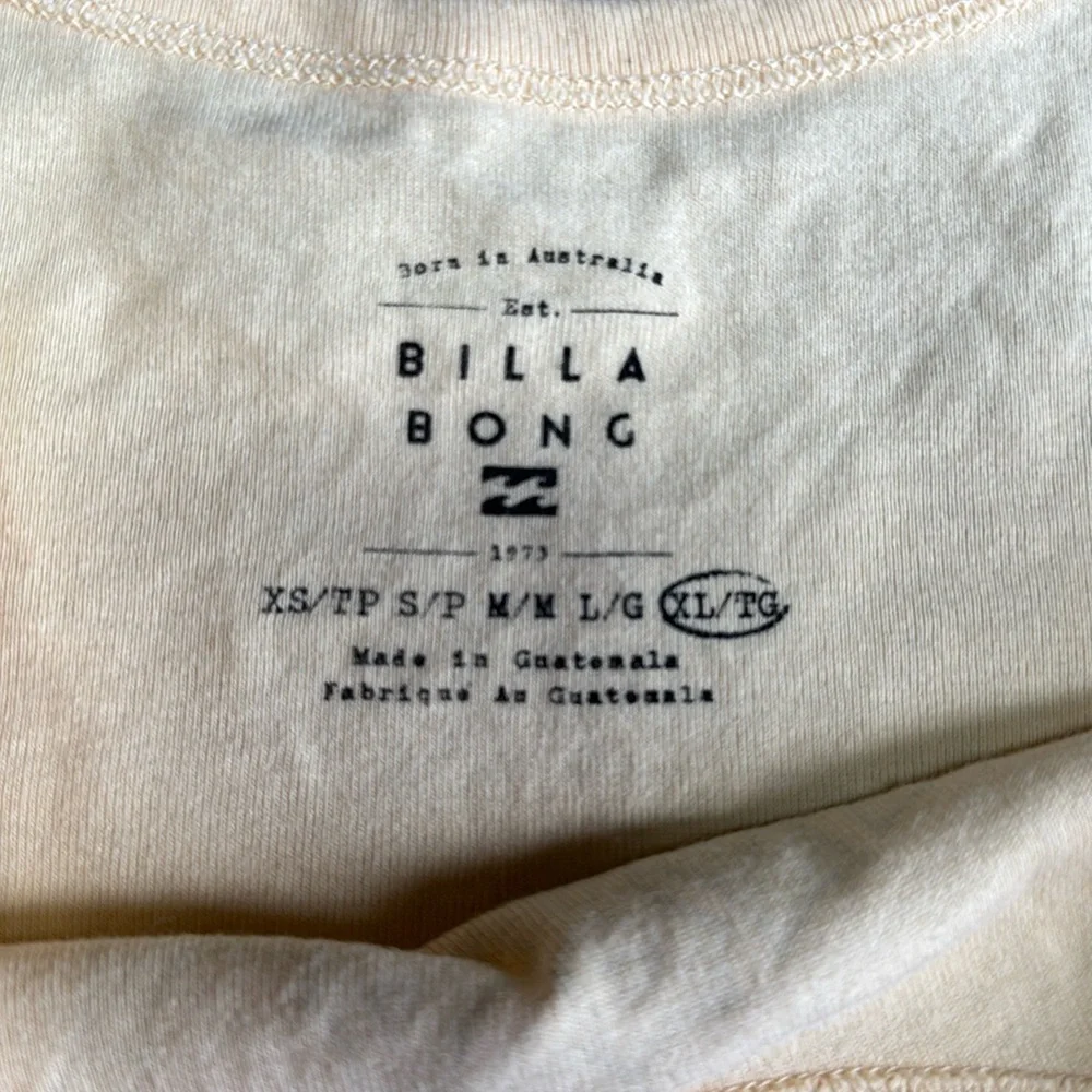 Billabong Yellow Cropped Tank Top - Picture 6 of 6